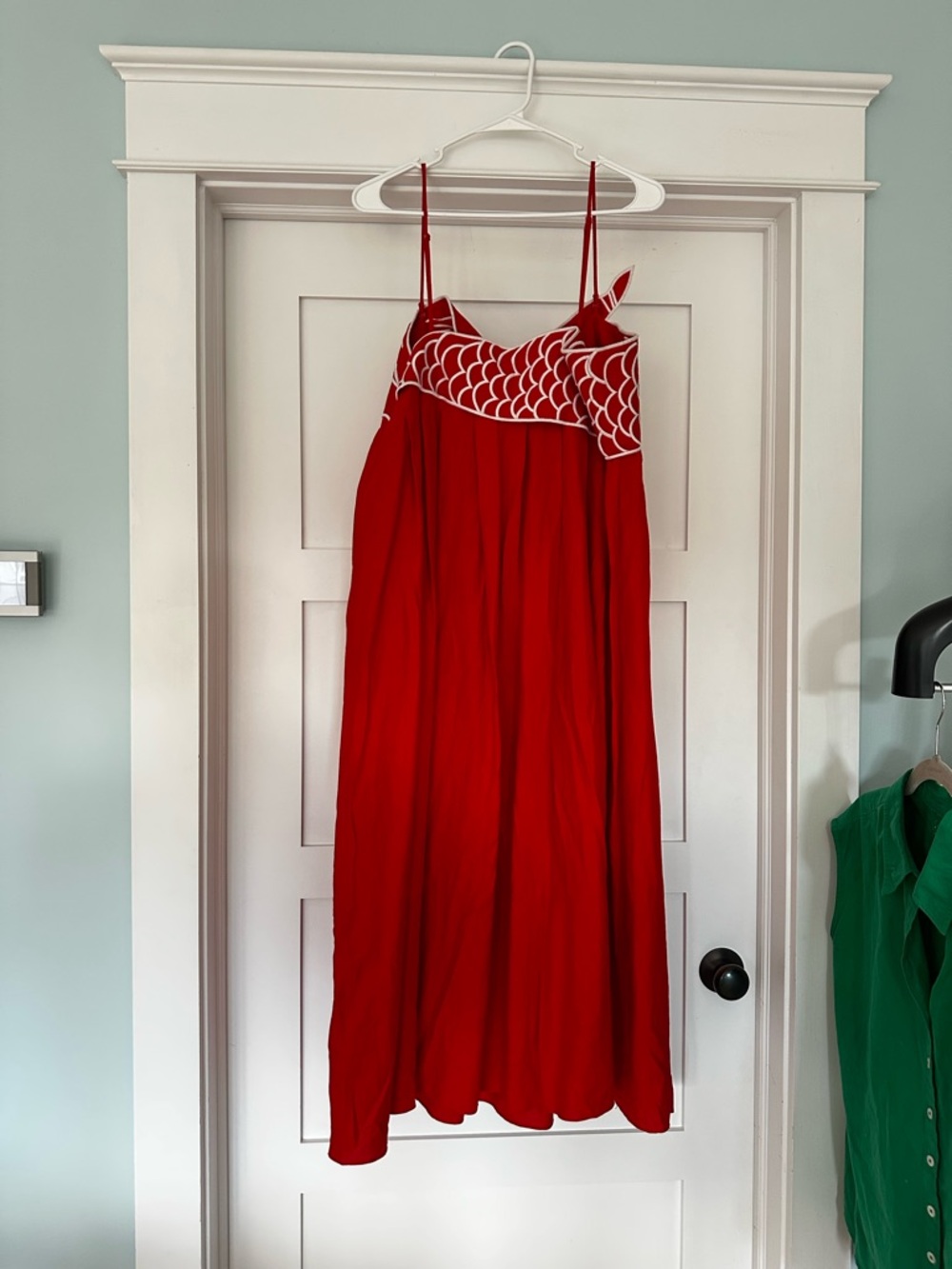 Farm Rio Red Fish Top Maxi Dress - Picture 5 of 8